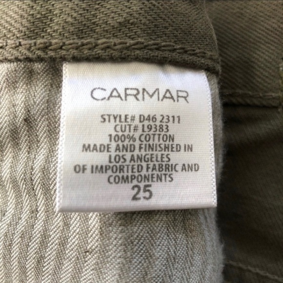 Carmar Olive Beatrice Zip Front Skirt - Picture 5 of 8